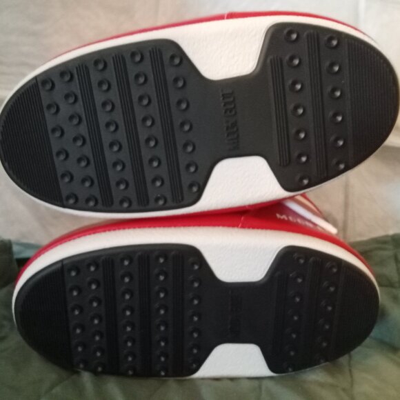 Moon Boot Sneaker Mid EU 39 / 40 US 7 - 7.5 Black Red White - Picture 9 of 11